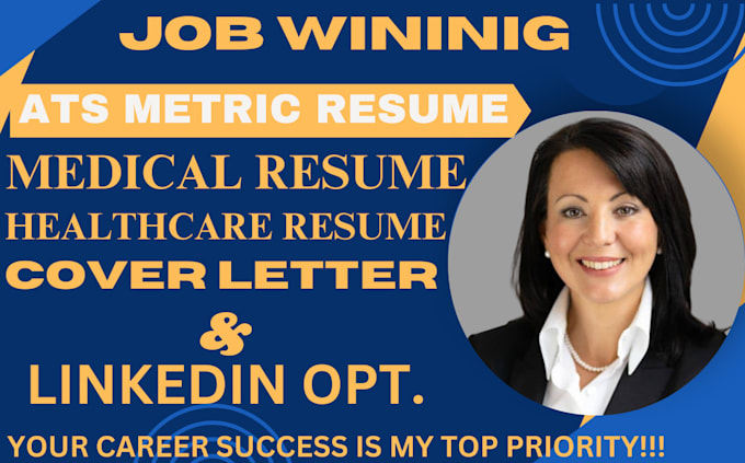 Gig Preview - Craft medical resume, healthcare resume, resume writing, nursing resume