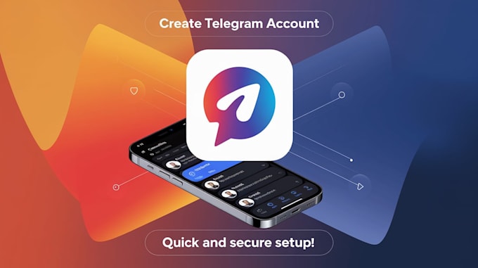 Gig Preview - Create telegram account for you