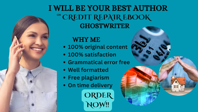 Gig Preview - Ghostwrite your real estate ebook, personal finance, investment, credit repair