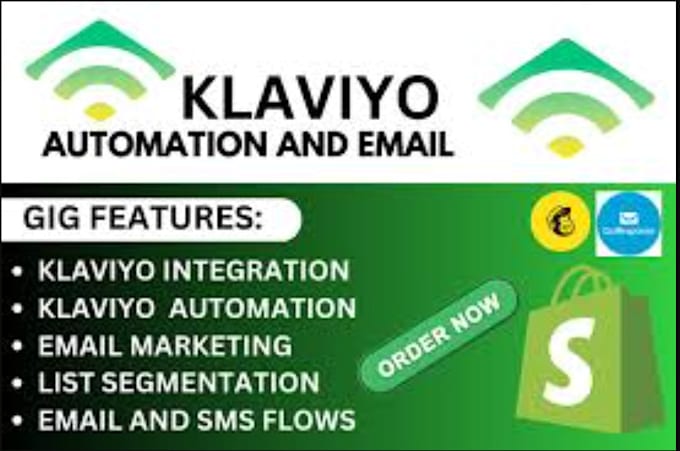 Gig Preview - Do klaviyo email marketing for your shopify marketing