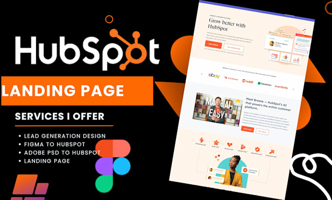 Gig Preview - Hubspot landing page , email template , migration to hubspot