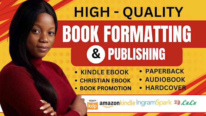 Gig Preview - Do amazon kdp book publishing, christian ebook, book formatting and promotion