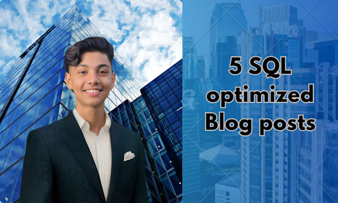 Gig Preview - Write 5 SEO optimized blog posts