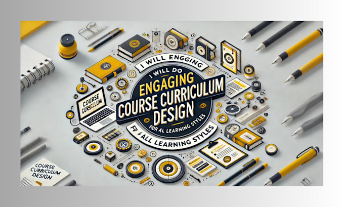 Gig Preview - Do engaging course curriculum design for all learning styles