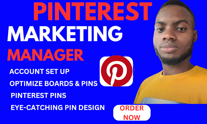 Gig Preview - Be your pinterest marketing manager SEO expert, with pins and boards