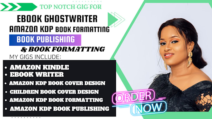 Gig Preview - Do amazon kdp book publishing book formatting and layout design for kdp