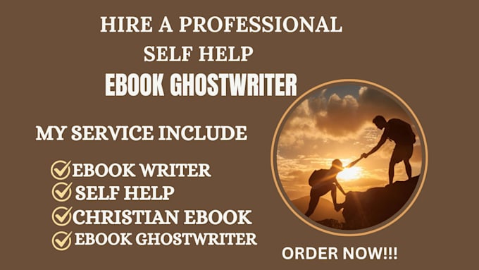 Gig Preview - Ghostwrite self help book as ebook writer, non fiction ebook kdp book formatting