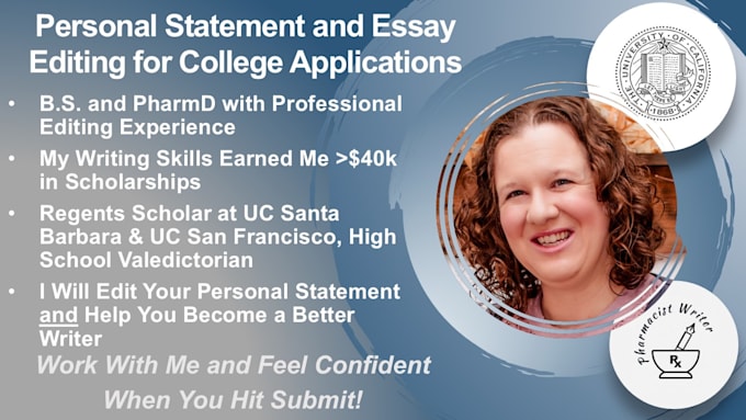 Gig Preview - Edit your personal statements and essays for college applications