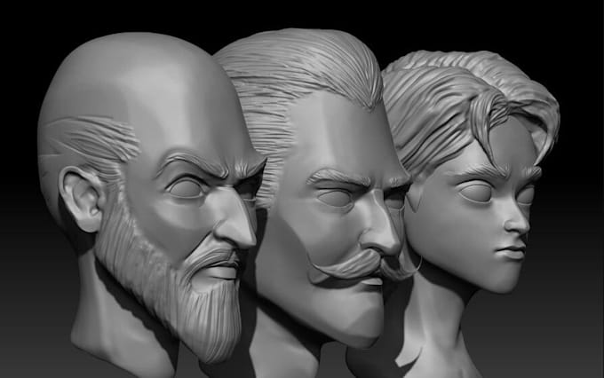 Gig Preview - Sculpt 3d model for printing, 3d miniature, character sculpting zbrush