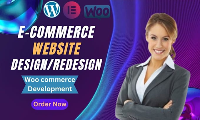 Gig Preview - Build wordpress ecommerce website online store byelementor  woocommerce