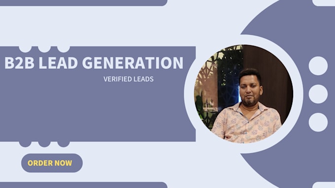 Gig Preview - Do b2b lead generation