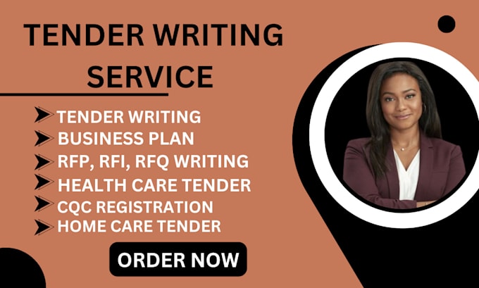 Gig Preview - Win uk tender, health care tender, nhs care tender and write bid proposal