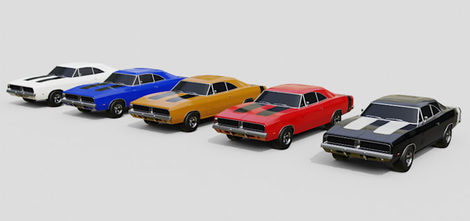 Gig Preview - Design 3d car model automotive vehicle blender  rendering automobile animation