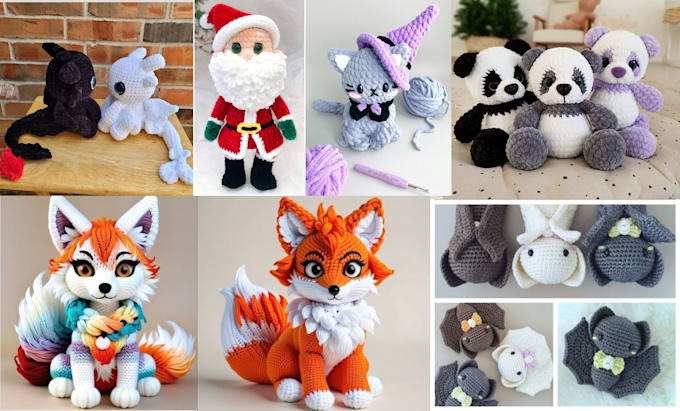 Gig Preview - Write detailed amigurumi crochet patterns with picture tutorials and video, etsy