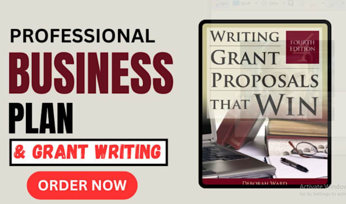 Bestseller - do grant writing, grant proposal, business plan, business plan writer, guest