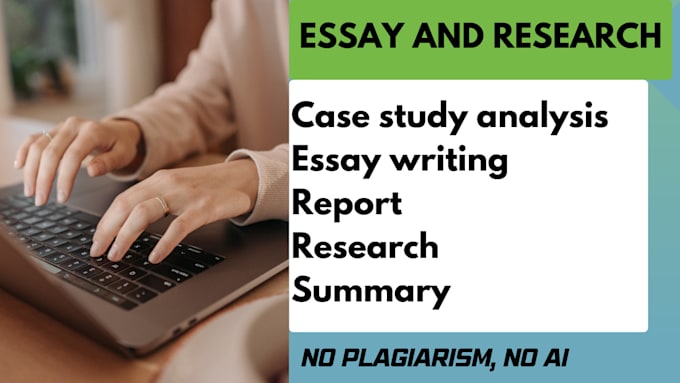 Gig Preview - Be your professional essay writer and research expert