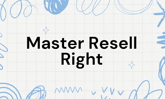 Gig Preview - Promote master resell right for passive income