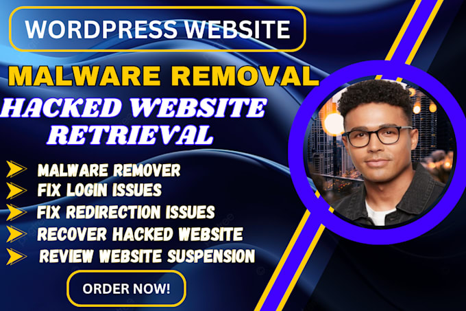 Gig Preview - Remove malware, recover hacked wordpress website, protect website from hackers