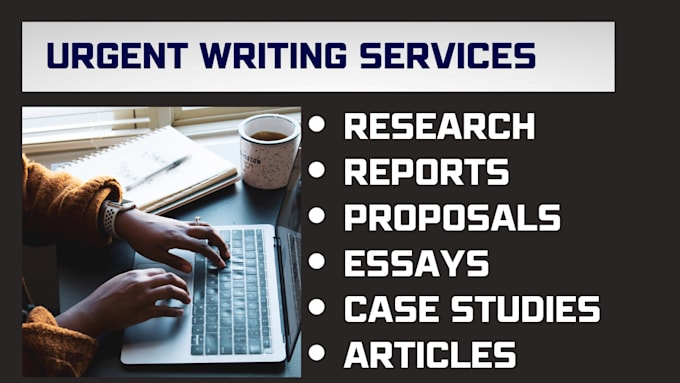 Gig Preview - Write urgent research project, report, case study, and summaries in apa, mla