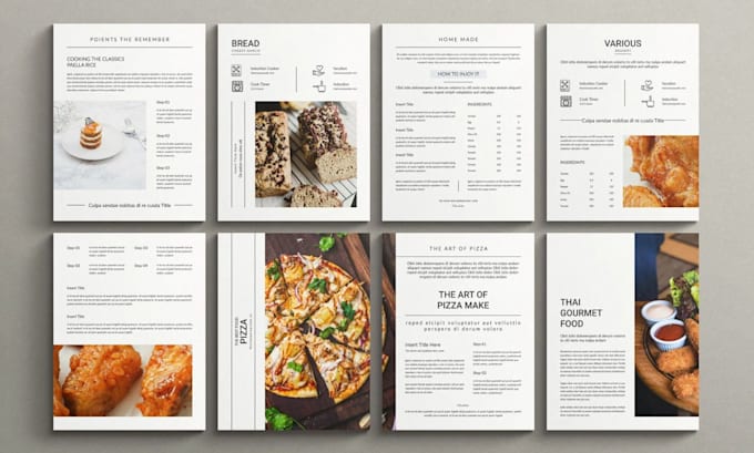 Gig Preview - Write cookbook recipe book, cookbook design, cookbook formatting, ebook writer