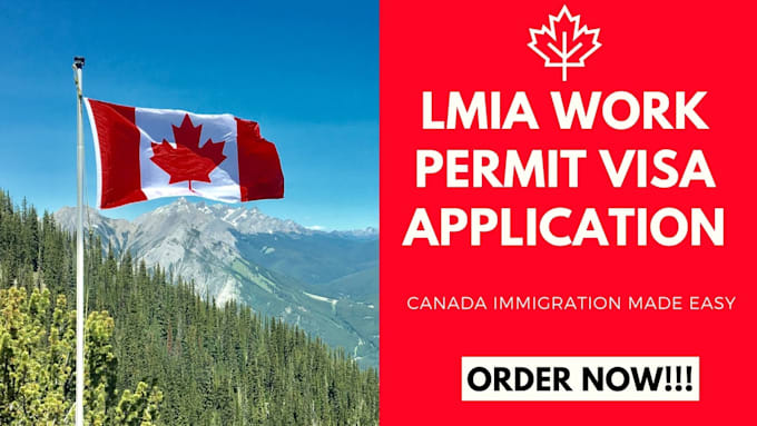 Gig Preview - Apply for lmia job offer letter with work permit visa in canada