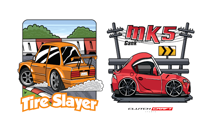 Gig Preview - Draw your car into chibi style