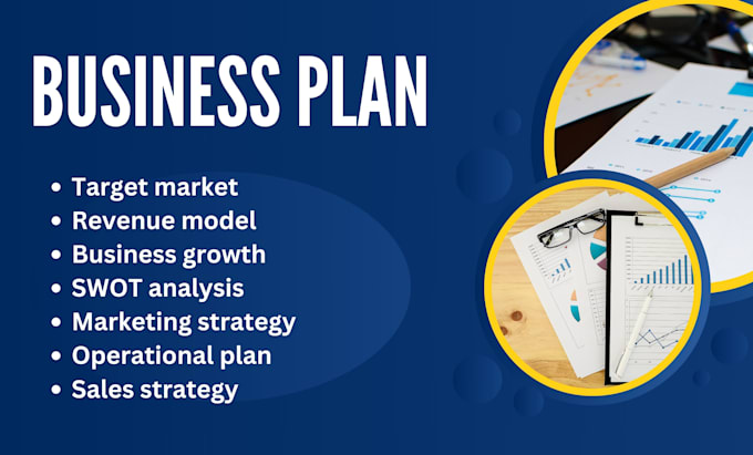 Gig Preview - Write business plan for your business proposal , startups, business plan writer