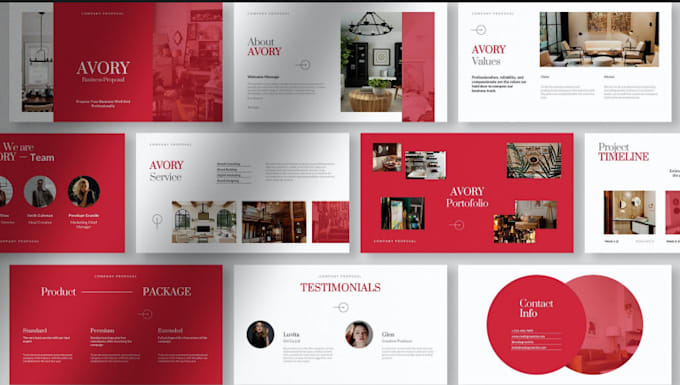 Gig Preview - Redesign powerpoint presentation slides, powerpoint template, canva presentation