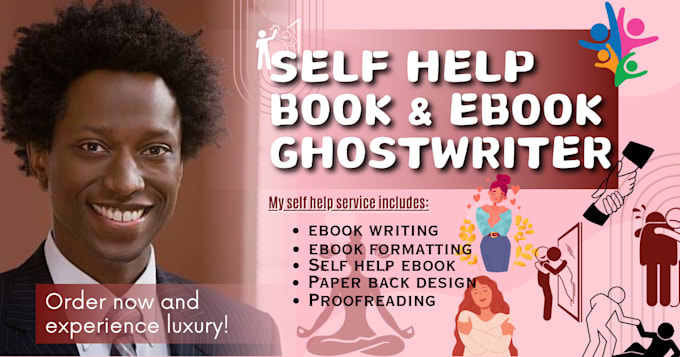 Gig Preview - Be self help ghostwriter, motivational, journal, workbook, and ebook writer