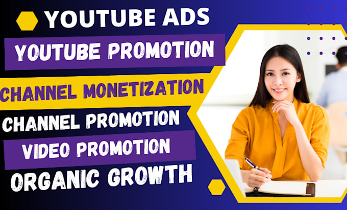 Gig Preview - Promote and complete youtube channel monetization in 48 hour