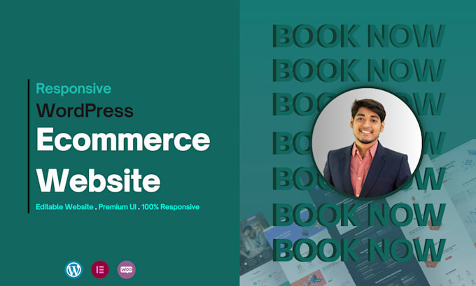 Gig Preview - Build a responsive wordpress ecommerce website or woocommerce store