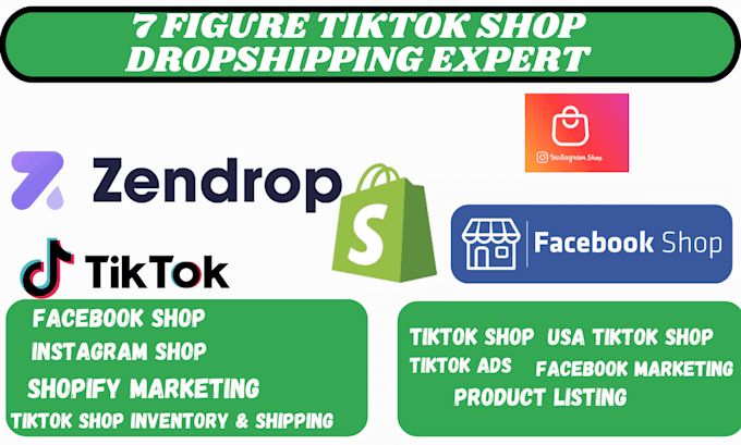 Gig Preview - Tiktok shop setup usa tiktok shop tik tok shop usa tiktok shop for non usa