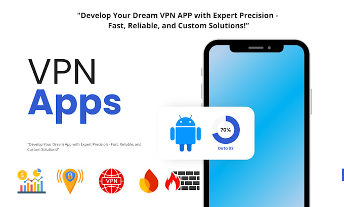 Gig Preview - Create custom VPN app for you