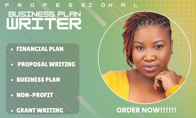 Gig Preview - Write business plan for startups, investor business plan, nonprofit,