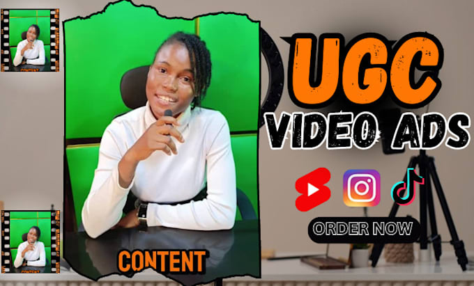 Gig Preview - Create amazing ugc spokeperson tiktok reel podcast style video