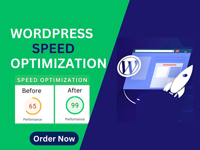 Gig Preview - Do wordpress website speed optimization,  google page speed