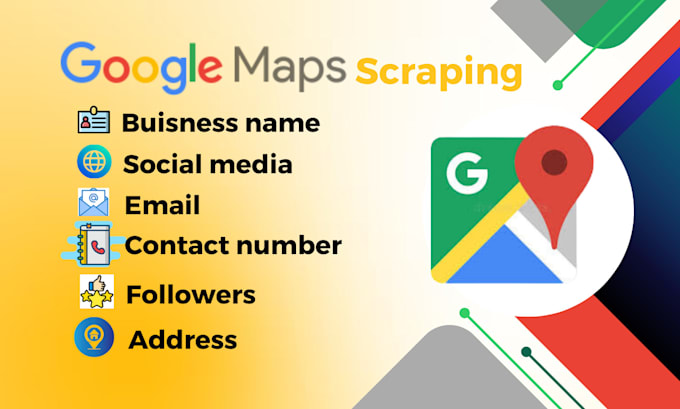 Gig Preview - Scrape google maps for high quality b2b leads, email lists