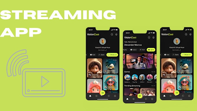 Gig Preview - Develop video streaming, live streaming apps, music app