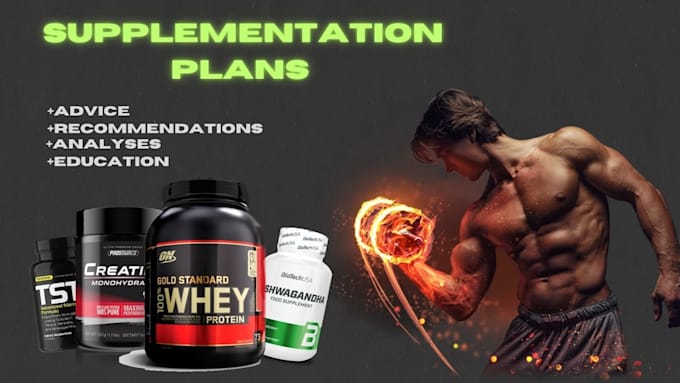 Gig Preview - Create a supplementation plan for you completely customized