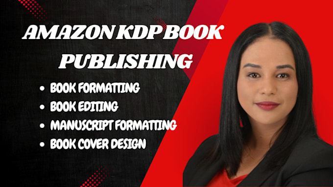 Gig Preview - Do amazon kdp manuscript formatting, book publishing, book promotion