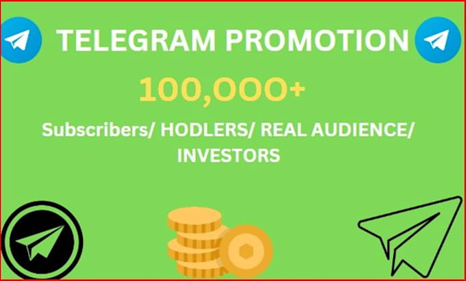 Gig Preview - Do telegram crypto prromotion, token memecoin, solana presale promotion