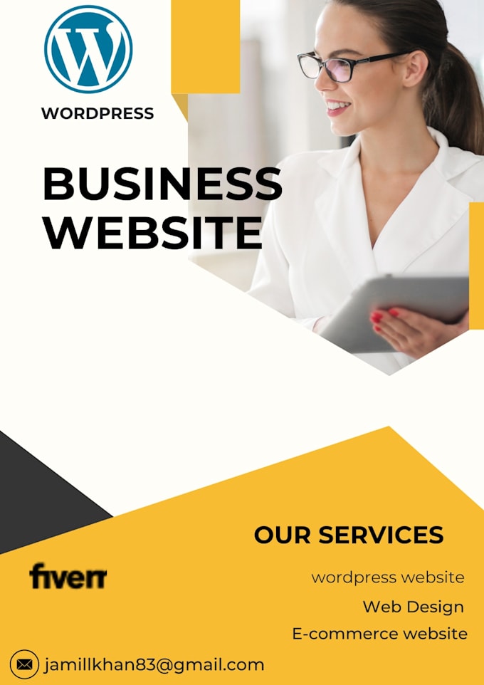 Gig Preview - Design responsive and modern wordpress website for your business