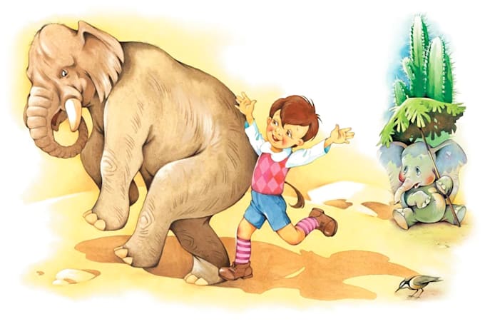 Gig Preview - Children book illustration and children book illustration