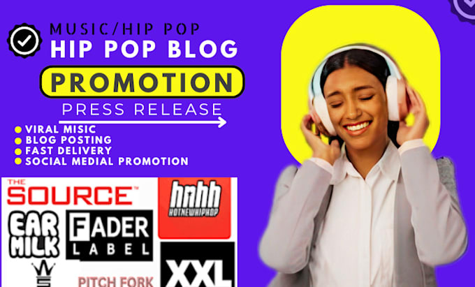 Gig Preview - Promote your hip hop blog on a popular blog