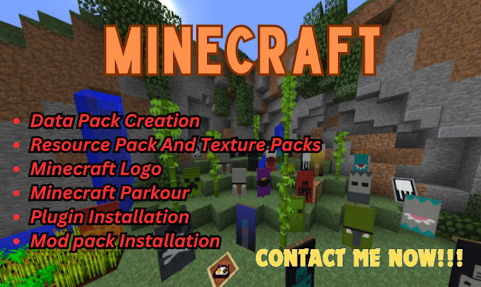 Bestseller - create a quality minecraft data pack, texture pack, and mod pack for you