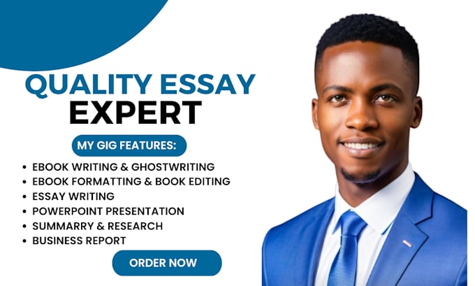 Gig Preview - Do urgent essay writing, business, powerpoint, case study,research summary paper