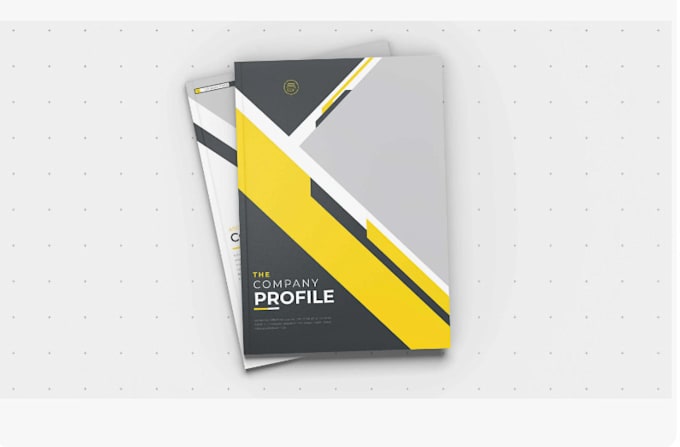 Gig Preview - Brochure design company profile business brochure annual report booklets