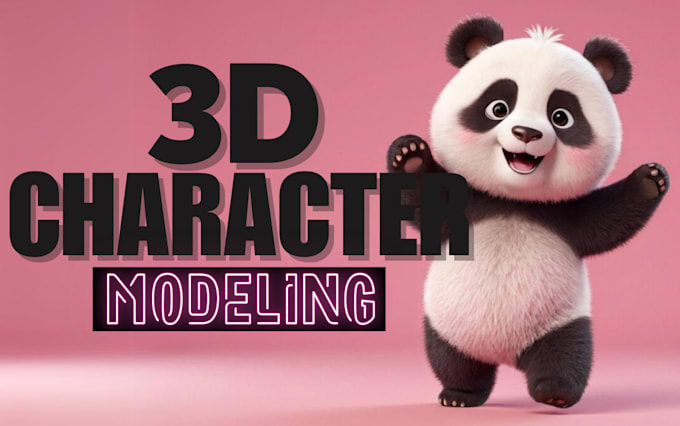 Gig Preview - Create 3d cute cartoon style characters