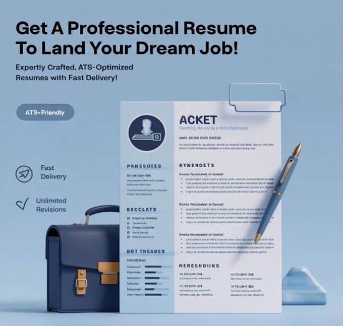 Gig Preview - Design a modern ats friendly resume with HR expertise