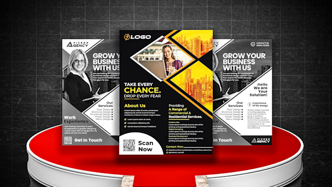 Bestseller - design a flyer, brochure, banner, poster within 5 hours